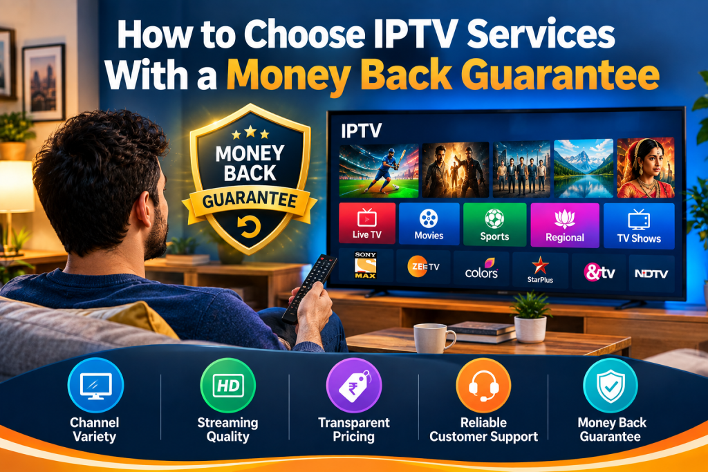 How to Choose IPTV Services With a Money Back Guarantee 1 IPTV Service