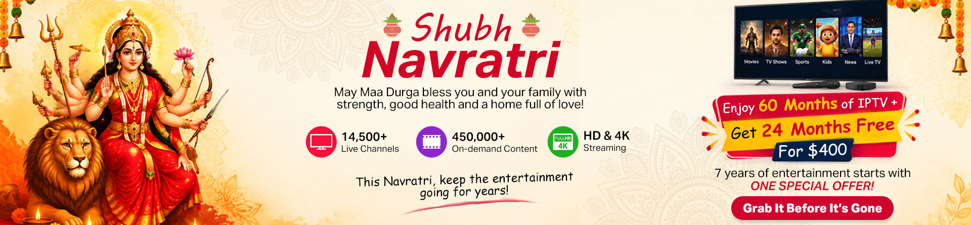Navratri Special Dhamaka Offer! 